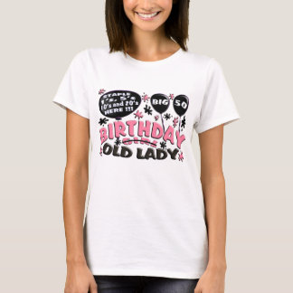 Camiseta Señora mayor grande de 50 cumpleaños
