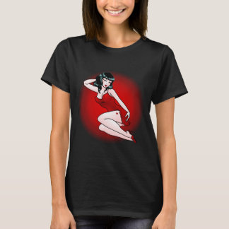 Camiseta Señora modela retra Shirt de los años 50 de la