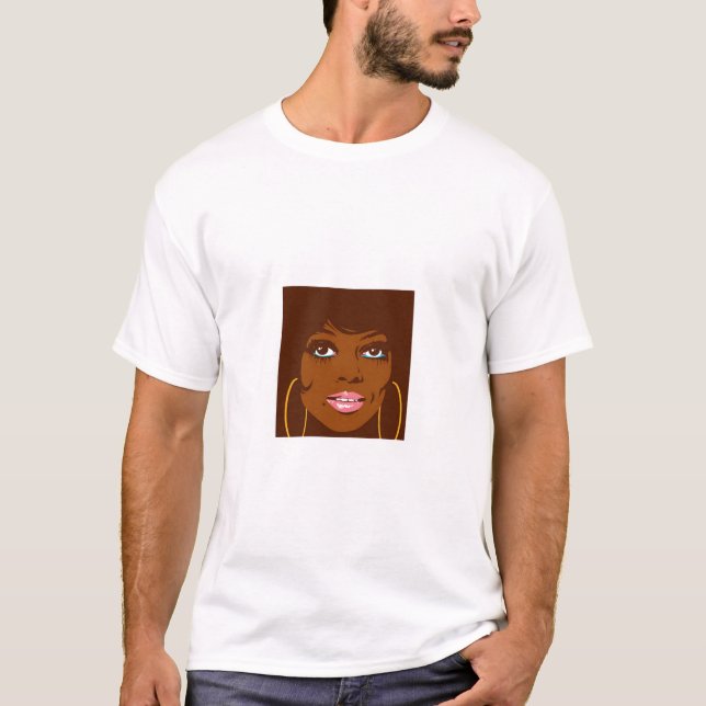 Camiseta señora negra (Anverso)