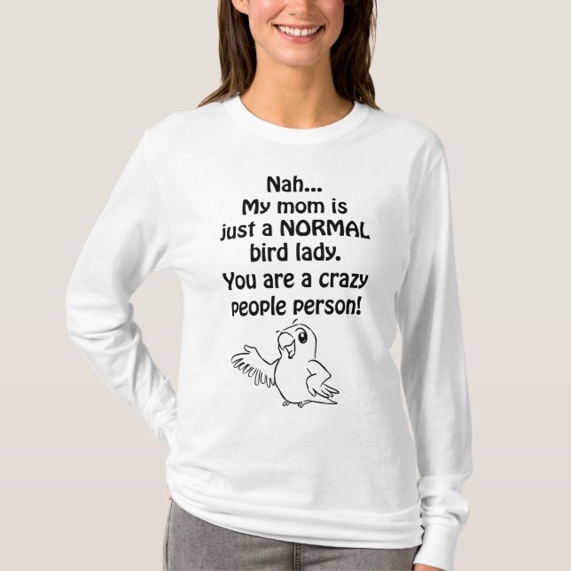 Camiseta Señora normal del pájaro (Anverso)