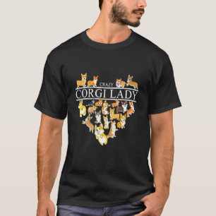 Camiseta Señora Perra Loca de Corgi Amor