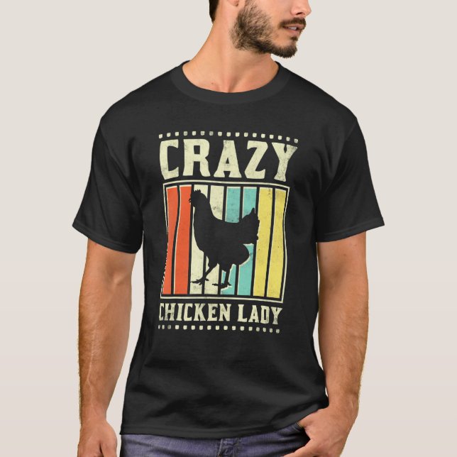 Camiseta Señora Pollo Loca (Anverso)