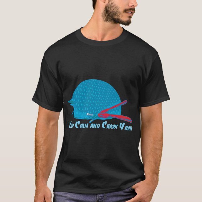 Camiseta Señora Pollo Loca Ilustración divertida de pollos. (Anverso)