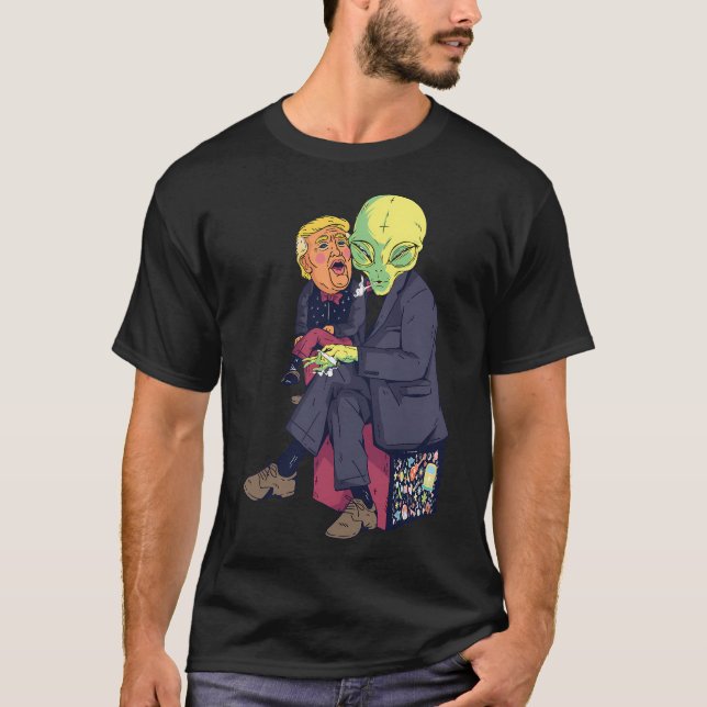 Camiseta Señora Pollo Loca Ilustración divertida de pollos. (Anverso)