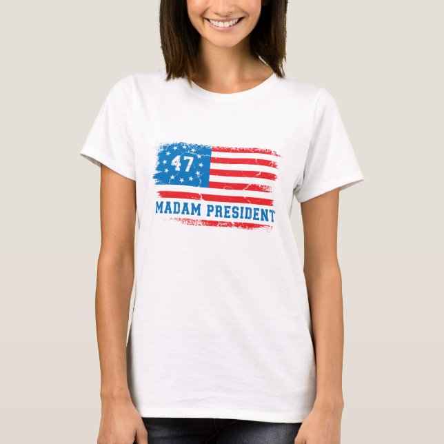 Camiseta Señora Presidenta Harris 47 (Anverso)