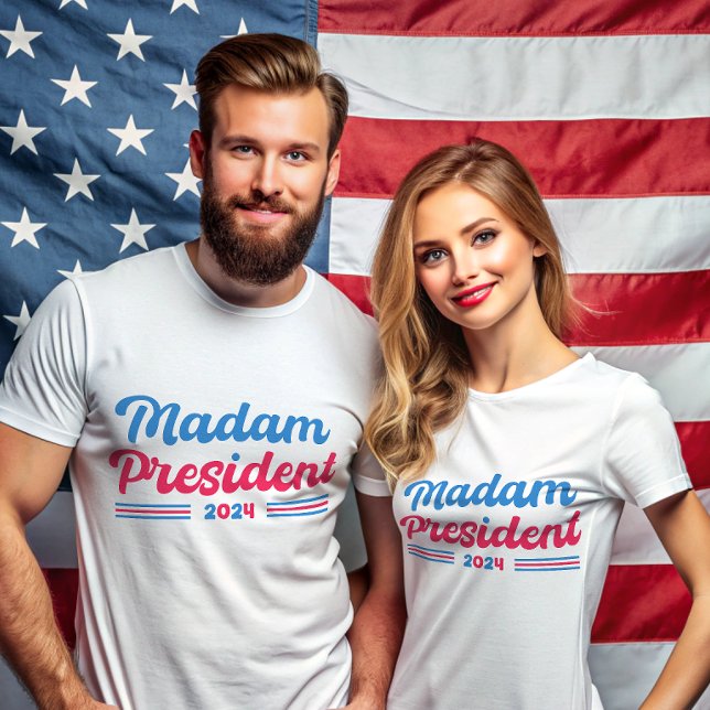 Camiseta Señora Presidenta, Kamala Harris, elección tipográ (Subido por el creador)
