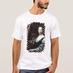 Camiseta Señora que juega un spinet y un flautista