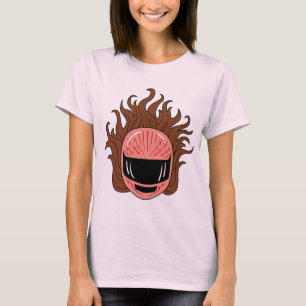 Camiseta Señora Rider - rosa