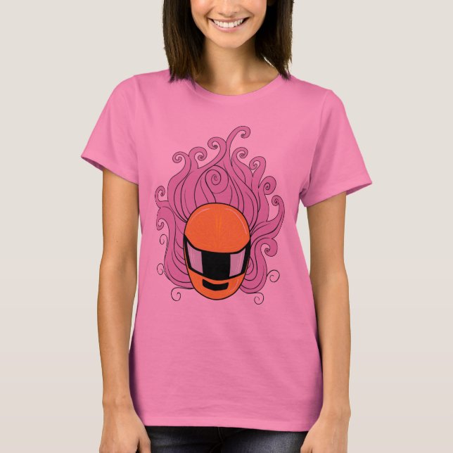 Camiseta Señora rizada Rider Long Sleeve (Anverso)