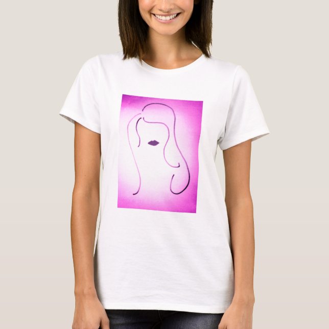 Camiseta Señora rosa (Anverso)
