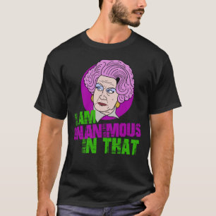 Camiseta Señora Slocombe, soy unánime en esa cita
