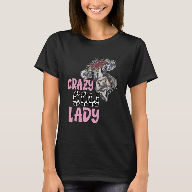 CAMISETA SEÑORA VACA LOCA (Anverso)