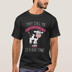 Camiseta Señora Vaca Loca Como Cosa Mala