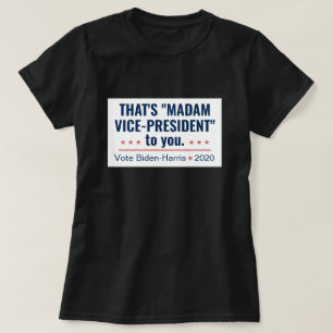 Camiseta Señora Vicepresidenta Kamala Harris Biden 2020