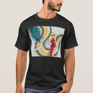 Camiseta Señora y el dragón