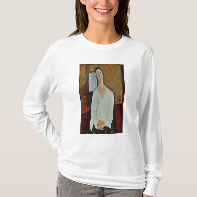 Camiseta Señora Zborowska con las manos abrochadas, c.1917 (Anverso)