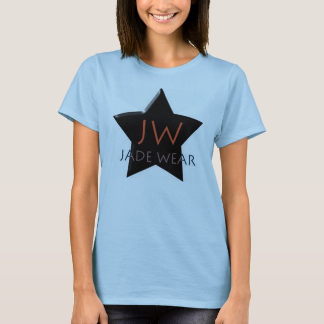 Camiseta Señoras baby-Tee1 del desgaste del jade (Anverso)