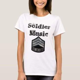 Camiseta Señoras de la música del soldado (LOGOTIPO del ACU