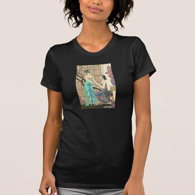 Camiseta Señoras del art déco por la ventana (Anverso)