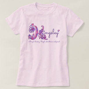 Camiseta Señoras del nombre y del significado de Kingsley