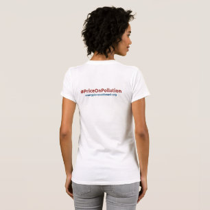 Camiseta Señoras del #PriceOnPollution del acto de la