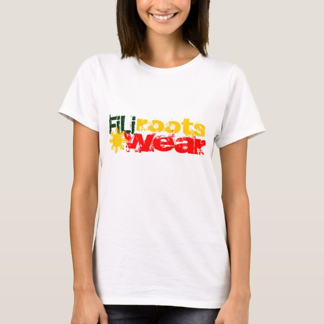 Camiseta señoras del rasta del filirootswear (Anverso)