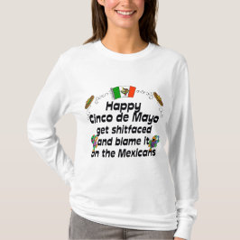 Camiseta Señoras divertidas de Cinco de Mayo