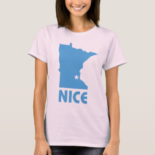 Camiseta Señoras divertidas T orgánico de Minnesota Niza