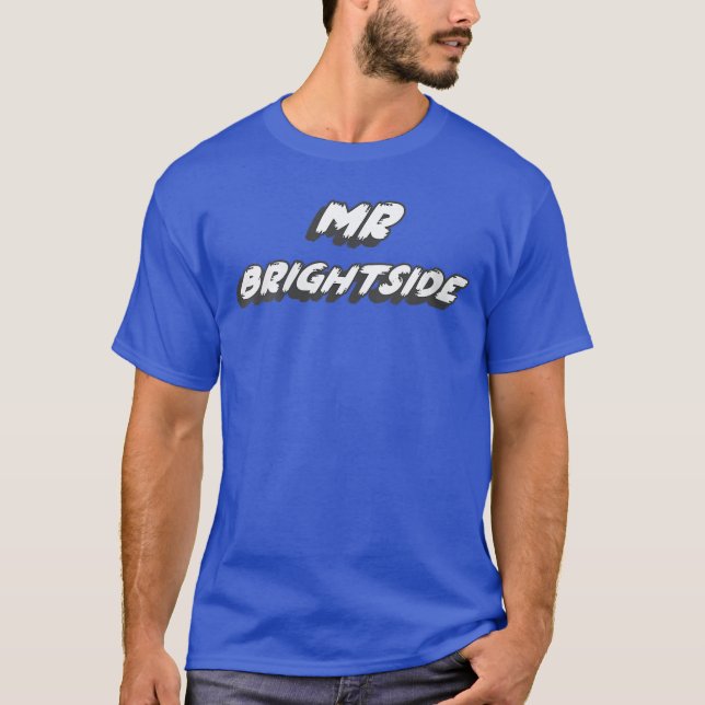 Camiseta Señoras Mr Brightside cuello en V retro (Anverso)