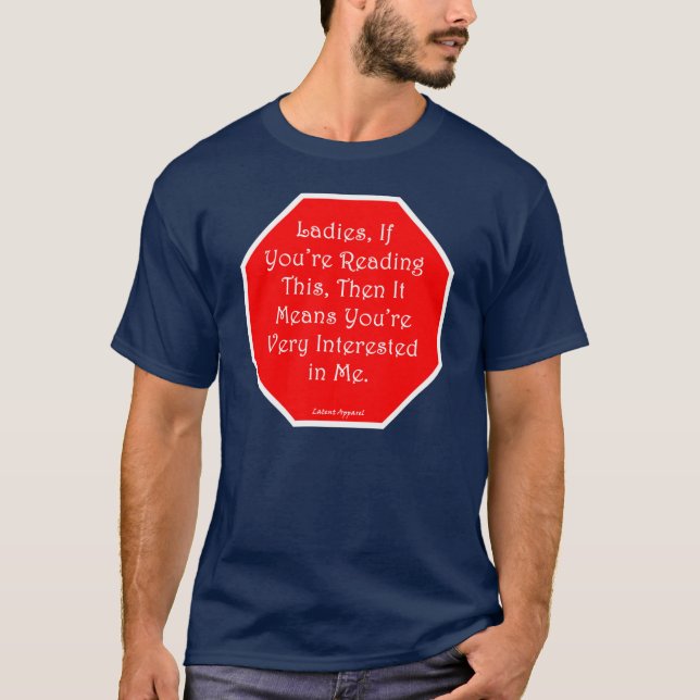 Camiseta Señoras, si usted " con referencia a la lectura (Anverso)