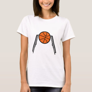 Camiseta Señoras T de la bola de la silla de ruedas