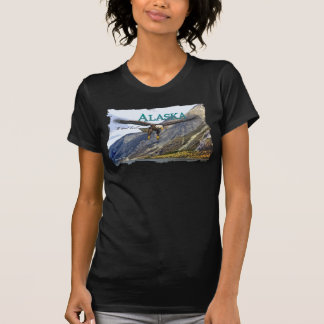 Camiseta Señoras Twofer de Alaska escarpado (cabido)