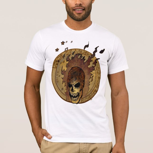 Camiseta señores de la música por los bros de rogers (Anverso)