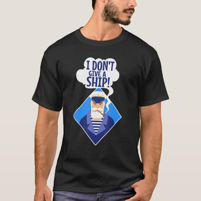 Camiseta Señores, no me importa un barco (Anverso)
