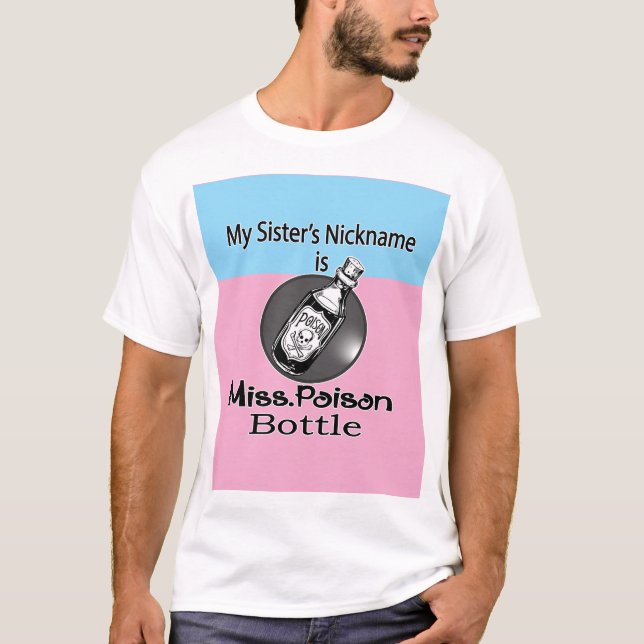 Camiseta Señorita. Botella de veneno de Chennai Indipup (Anverso)