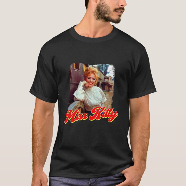 Camiseta Señorita Kitty, que fuma un arma (Anverso)