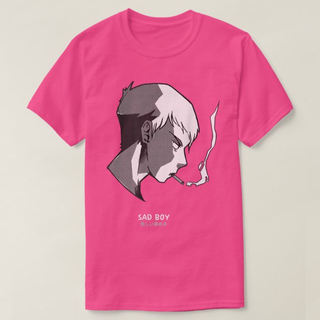 Camiseta Senp de Gótico de vaporolas de anime japonés humea (Diseño del anverso)