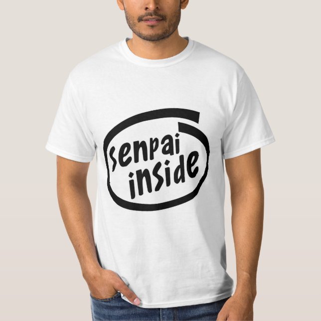 Camiseta Senpai dentro de la parodia (Anverso)