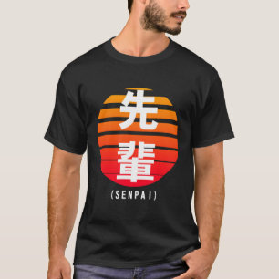 Camiseta Senpai Kanji Script Ochenta Look