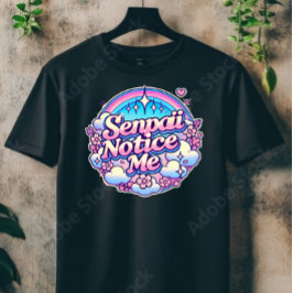 Camiseta Senpai Notice Me