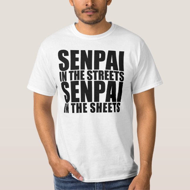 CAMISETA SENPAI POR TODAS PARTES (Anverso)