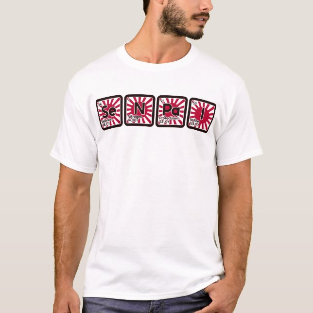 Camiseta Senpai Pt (Anverso)