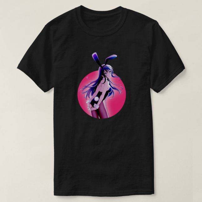 Camiseta Senpai Sakurajima Mai, Chica de Bunny (Diseño del anverso)