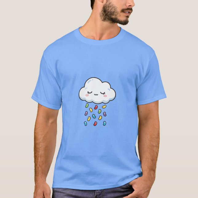 Camiseta SenpaiXEL Nube de Jellybean Soñolienta (Anverso)