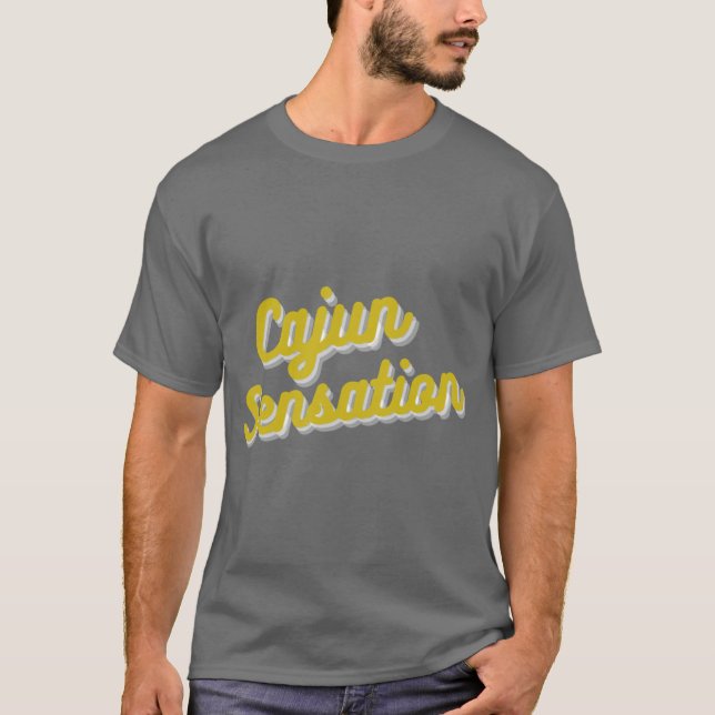 Camiseta Sensación cajún sobre el (Anverso)