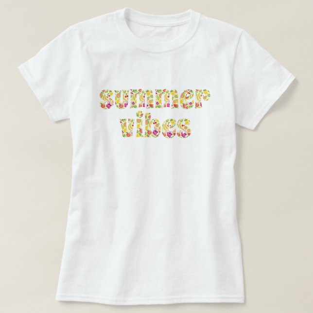 Camiseta Sensación con sabor a fruta del verano (Diseño del anverso)