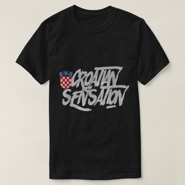 Camiseta Sensación croata (Croacia) (Diseño del anverso)