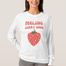 Camiseta Sensación de Berry Good Pink Strawberry Women
