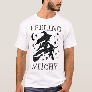 Camiseta Sensación de brujería divertida Halloween Vibes de
