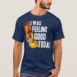 Camiseta Sensación De Buena Hotdog Funny Carne De Comida Fa
